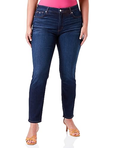 BOSS Damskie spodnie jeansowe C_Jackie Mr, Dark Blue401, 25W / 32L