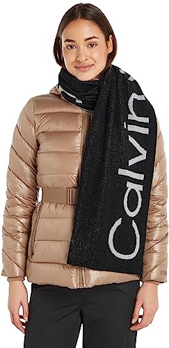 Calvin Klein Szaliki damskie, Ck czarny, Rozmiar uniwersalny