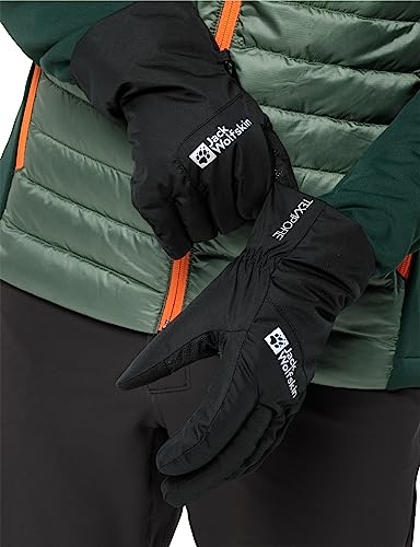 Jack Wolfskin Unisex Winter Basic Glove rękawiczki, czarne, S, czarny, S