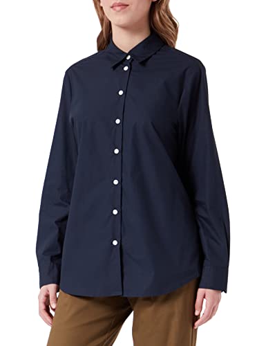 Seidensticker Damska bluzka Regular Fit z długim rękawem, ciemnoniebieska, 42, granatowy, 42