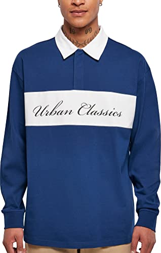 Urban Classics Męski t-shirt oversize z długim rękawem, kosmiczny b??kit, 4XL