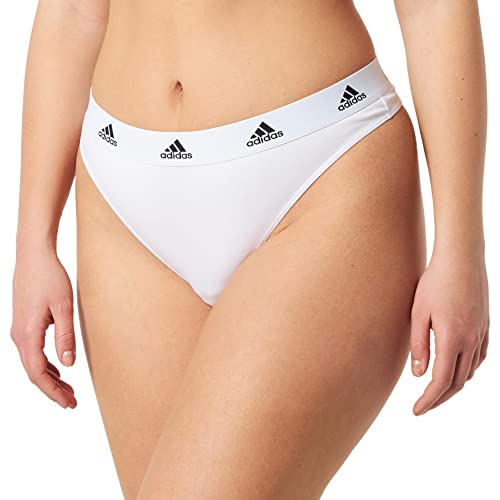 Adidas Sports Underwear Stringi damskie, biały, XS
