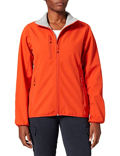 CLIQUE Damska kurtka softshell Basic, Pomarańczowy (czerwono-krwioniebieski), L