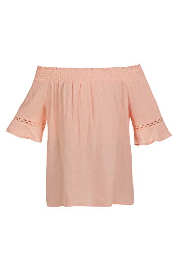 swirlie Damska bluzka Carmen 77133923, Nude, M, nude, M