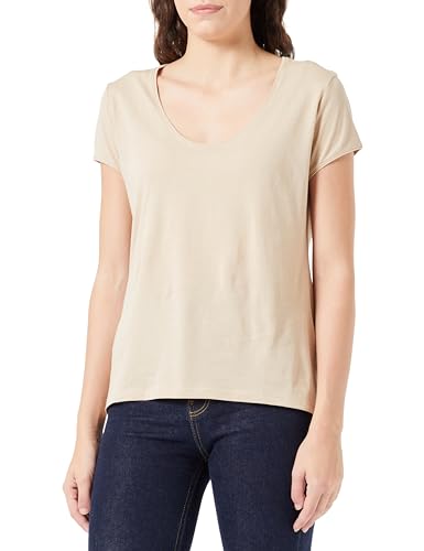 Replay T-shirt damski, 803 Light Taupe, M