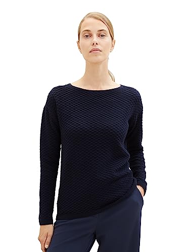 TOM TAILOR Sweter damski, 10668 - Sky Captain Blue, XS