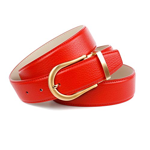 Anthoni Crown Pasek damski, Czerwony (czerwony 060), 75|#75|#6611 (Herstellergröße: 75)