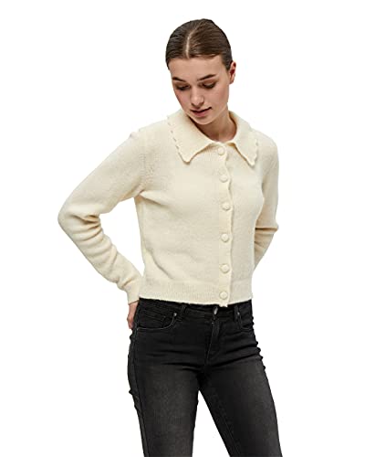 DESIRES GEA Collar damski kardigan z kołnierzem, 0011 Gardenia, M