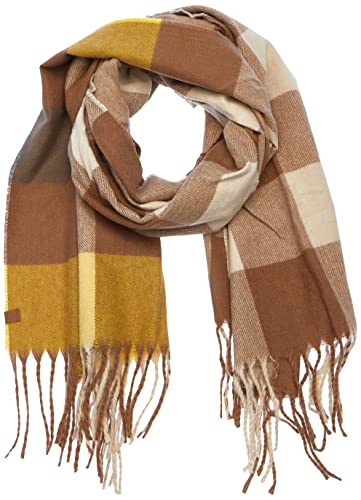 Camel Active Womenswear Modny szal damski, Toffi, jeden rozmiar