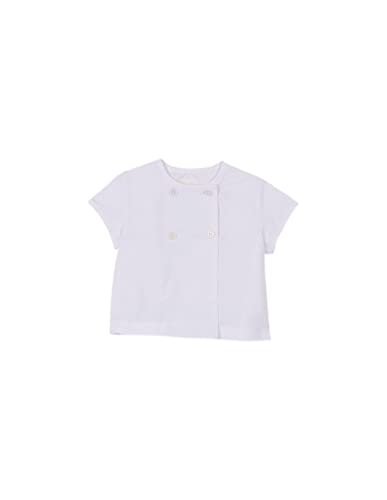 Gocco Koszula Biała Szyja Pudełko Unisex Dziecko, Optyczny biały, 6-9 miesięcy