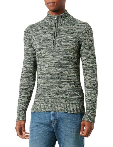 s.Oliver Sales GmbH & Co. KG/s.Oliver Męska kurtka z dzianiny ze stójką i kołnierzem, brązowy, 3XL