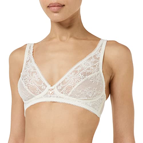 Emporio Armani Biustonosz damski typu bralette, Jogurt, XL