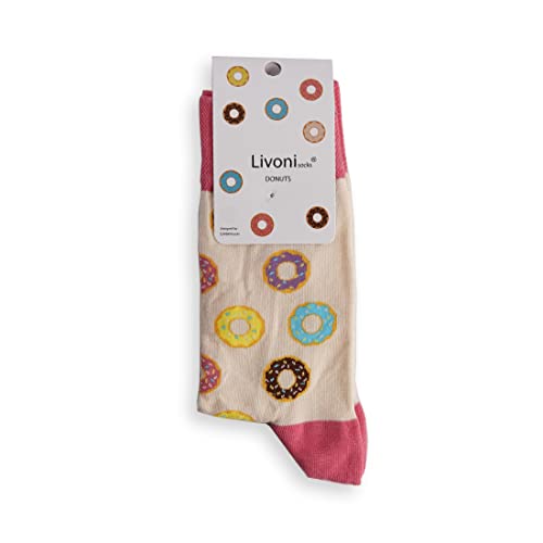 Livoni Donuts Regular Socks 35-38, wielokolorowe, S, wielobarwny