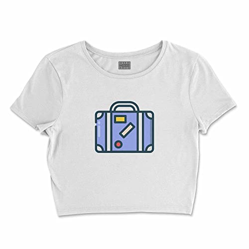 Bona Basics, Damski T-shirt basic, z nadrukiem cyfrowym, 100 bawełny, biały, swobodny, damski top, rozmiar: S, biały, S