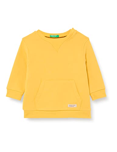 United Colors of Benetton Chłopięca bluza z kapturem, Senape 0L3, 3 Miesiące