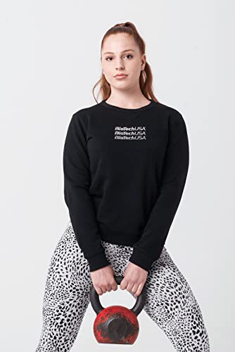 BioTechUSA Damski sweter Gladys Women Sweater, Black M sweter, czarny, M, czarny, M