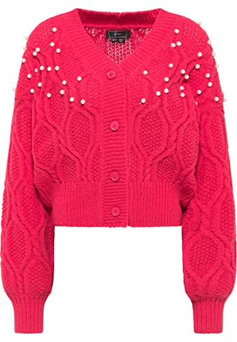 aleva Damski kardigan 11019599-AL04, czerwony, XL/XXL, czerwony, XL-XXL