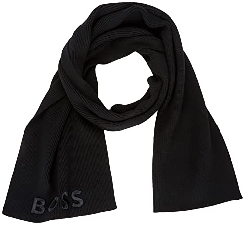 BOSS Szalik damski Lyaran, czarny (Black1), jeden rozmiar