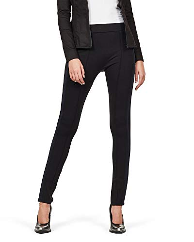 G-STAR RAW Nostelle High Legginsy damskie, Wielokolorowy (Dk Black/Sartho Blue D15570-9298-7208), S