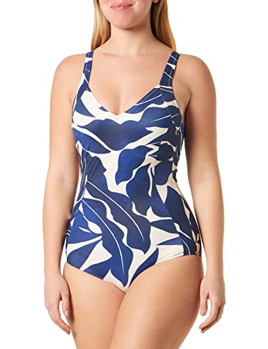 Triumph Women's Summer Allure OW 01 kostium kąpielowy, połączenie Blue-Light Combination, 50E, Blue - Light Combination