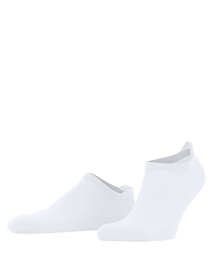 Burlington Mężczyźni Skarpety do trampek Athleisure M SN Miękki, Oddchający, Szybkoschnący krótkie jednokolorowe 1 Para, Biały (White 2000), 39-42