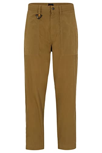 BOSS Statum-pp Płaskie Pakowane spodnie Męskie, Otwarty Beige280, 94
