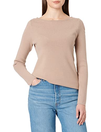 bestseller a/s Damski sweter VMNANCY LS Boatneck Blouse GA Boo, Silver Mink, XS
