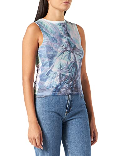 Desigual Damska koszulka Ts_Marie Antonina, biały, S