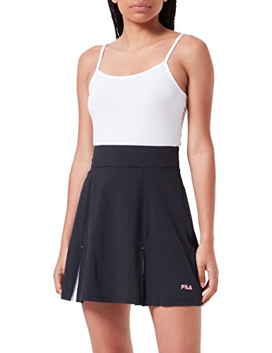 FILA Damska spódnica rabatowa, Black Beauty-Bright White, L