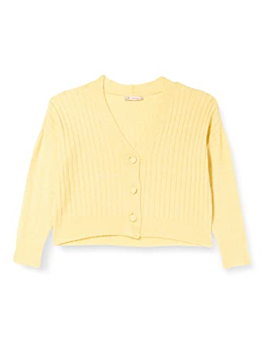 Peppercorn Sweter damski Penelope Rib Cardigan, żółty, 46 Duże Rozmiary