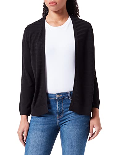 Q/S by s.Oliver Damski kardigan z dzianiny, czarny, XS