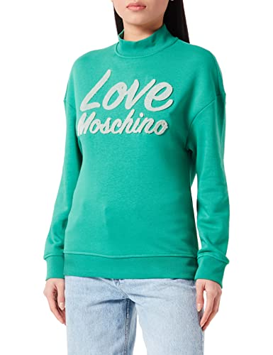 Love Moschino Bluza damska, zielona, 44, Zielony, 44