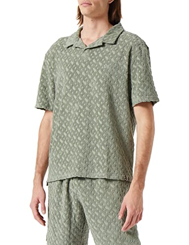 BOSS Męska koszulka polo na plażę, Open Green343, S, Open Green343, S