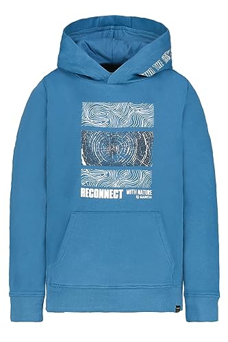 GARCIA chłopięca bluza z kapturem, Szmaragd (5019), 146