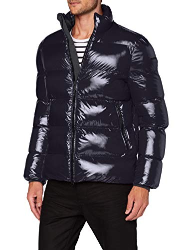 Geox Męska kurtka M Sile Quilted, b??kitne noce, 46 PL