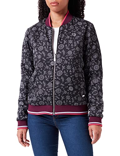 Scotch & Soda Maison Planetary Icons 5127, damska kurtka dwustronna, z poliestru z recyklingu, bomberka, rozmiar XS