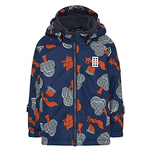 Lego Wear Unisex Jungen kurtka zimowa Schneejacke 12.000 Wassersäule atmungsaktiv LWJirisan 700 kurtka przeciwdeszczowa, 590, 86