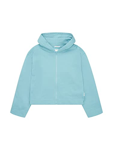 TOM TAILOR Dziewczęta Dziecięca bluza oversize z kapturem 1033947, 30271 - Bright Reef Blue, 164