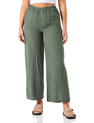 Bonamaison Damskie spodnie Trlsc101503 na co dzień, jasny khaki, 40 UK, Jasny Khaki, 40