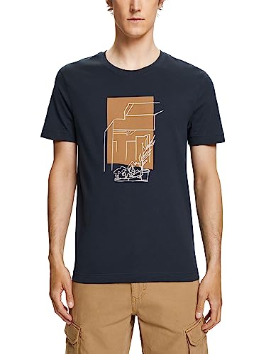 ESPRIT T-shirt męski, 452/Petrol Blue 3, L