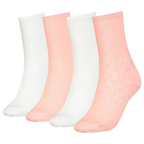 Calvin Klein Damskie skarpety CLSSC, Pink Combo., rozmiar uniwersalny