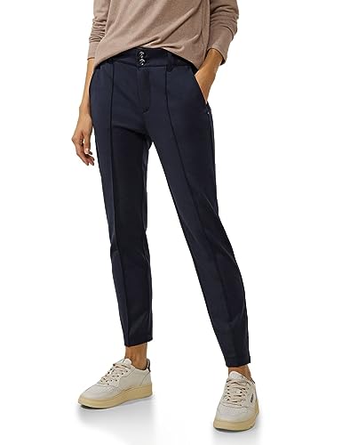 Street One Damskie spodnie chinosy, Deep Blue, 46W / 28L