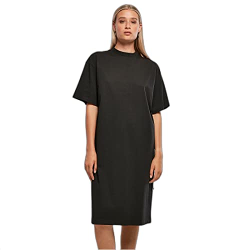 Urban Classics Women's Ladies Organic Long Oversized Tee Dress sukienka, czarna, L