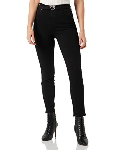 Pinko Susan Skinny Bull Power Jeansy damskie, Z99_nero limuzyna, 58