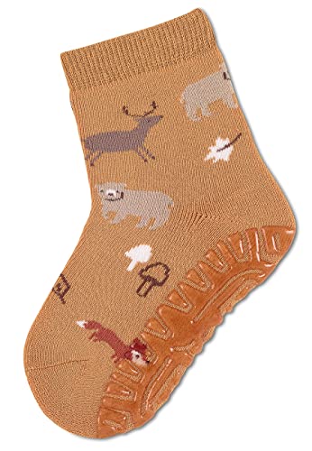 Sterntaler Unisex Baby FLI Soft Tiers skarpety dziecięce, kolor rdzy, 18 EU