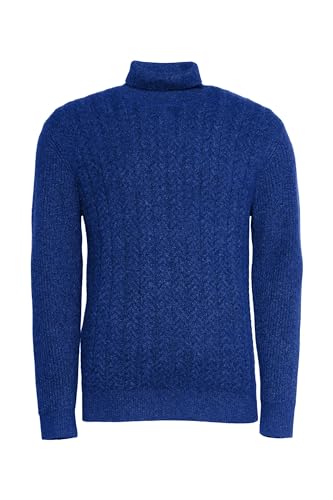 ESPRIT Sweter męski, 410 / Bright Blue, XXL