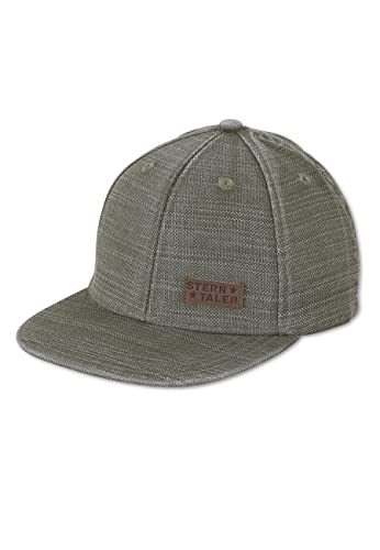 Sterntaler Unisex dziecięca czapka bejsbolowa o strukturze, ciemnozielony, 57