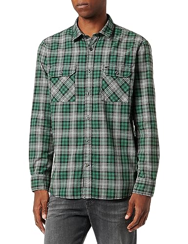 camel active koszula męska, zielony (Pine Green), XL