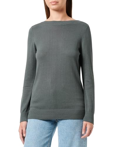 s.Oliver damski sweter z długim rękawem, zielony 38, zielony, 38