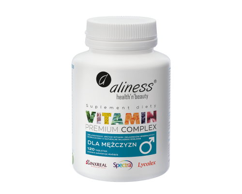 Aliness Premium Vitamin Complex dla mężczyzn 120 tabletek FB45-106AD